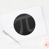 Pi-Symbol-Sticker Runder Aufkleber (Umschlag)