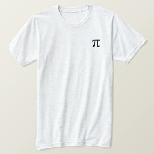 Pi Symbol T - Shirt (Design vorne)