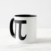 Pi Symbol Tasse (Vorderseite Links)