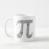 Pi-Symbol-Tasse Kaffeetasse (Links)