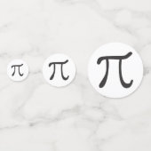 Pi Symbols - Pi Day Confetti Konfetti (Rückseiten)