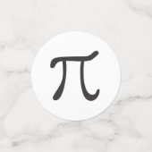 Pi Symbols - Pi Day Confetti Konfetti (Klein Vorderseite)