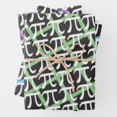 Pi Symbols Pi Day Math Themed Wrapping Paper Geschenkpapier Set (Beispiel)