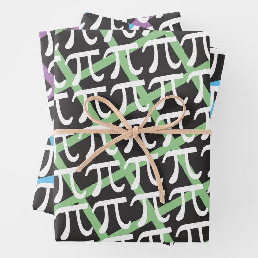 Pi Symbols Pi Day Math Themed Wrapping Paper Geschenkpapier Set (Beispiel)
