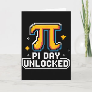 Pi-Tag 14. März Mathe-Nerd-Pie-Essen Lustiges Gesc Karte