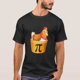 Pi-Tag 2020 Hühnchen Topf Pi-Tag Torte Mathe-Geek  T-Shirt