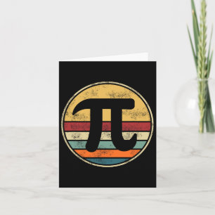 Pi-Tag 2025 Mathe-Liebhaber Mathematik Retro Vinta Karte