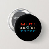 Pi Tag 2025 Mathematik Mathletic Depar Button (Vorne & Hinten)