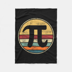 Pi Tag 2025 Mathematik Retro Vintag D Fleecedecke