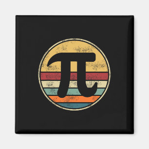 Pi Tag 2025 Mathematik Retro Vintag D Magnet