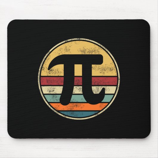 Pi Tag 2025 Mathematik Retro Vintag D Mousepad (Vorne)
