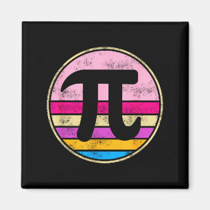 Pi-Tag 2026 Mathe-Liebhaber Mathematik Retro Vinta Magnet