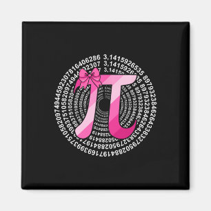 Pi Tag 3.14159 Niedlich Pink Pi Symbol Science und Magnet
