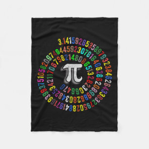 Pi Tag 3.14159 Pi Symbolwissenschaft und Mathemati Fleecedecke