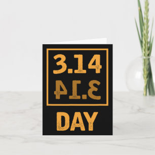 Pi Tag - 3,14 = Kuchen Byckwards Zufall Karte