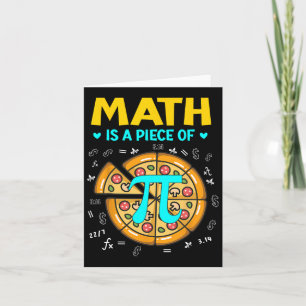 Pi Tag 3.14 Mathe ist ein Stück Pizza Bitcoin Star Karte
