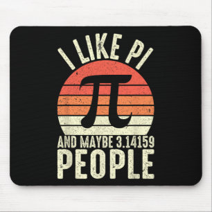 Pi Tag 3.14 Pi Symbol - Ich mag Pi und vielleicht Mousepad