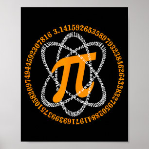 Pi-Tag 3,14 Pi-Zahlensymbol Mathe-Wissenschaft Ges Poster