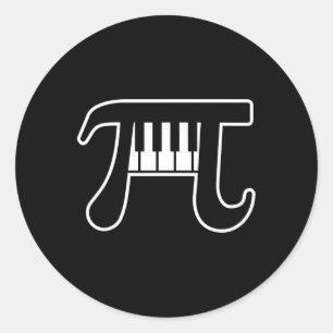 Pi Tag 3.14 Piano Funny Pi Tag 3.14 Mathematik Runder Aufkleber