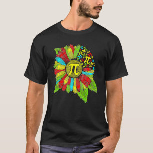 Pi-Tag 3 14 Sonnenblume Symbol Mathe Geek Nerd Leh T-Shirt