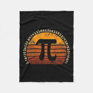 Pi Tag 3.14 Symbol Retro Math Lehrer Nerd Liebe Gi Fleecedecke