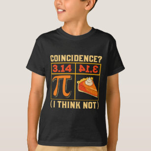 Pi Tag 3,14 V Kuchen Zufall I denke nicht lustig T-Shirt