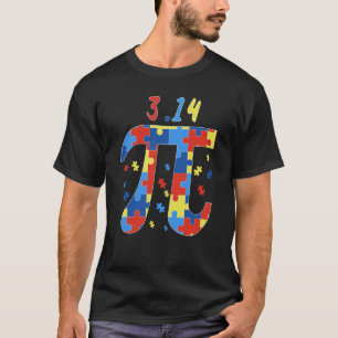 Pi-Tag Autismus-Rätsel Mathe-Lehrer Schüler Mathem T-Shirt