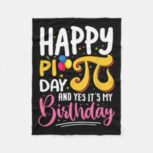 Pi Tag Geburtstag Math Lover Happy Pi Day Ja Es is Fleecedecke