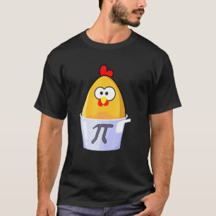 Pi-Tag Humorvolles Hühnchen-Pot-Pie-Matheliebhaber T-Shirt