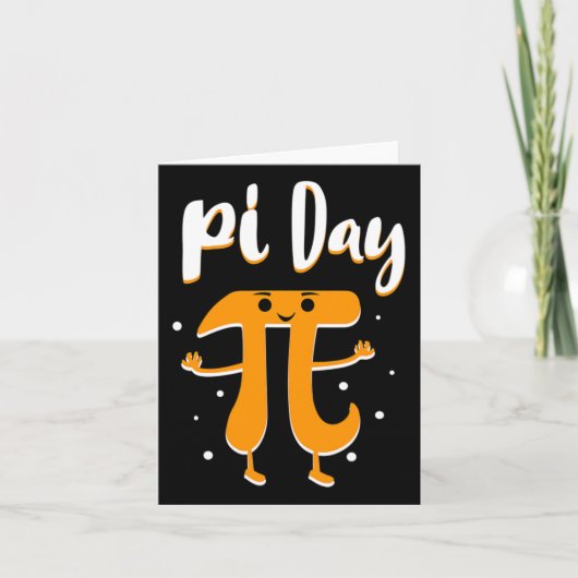 Pi-Tag-Mathematik-Algebra-Geeks-Schüler-Geek-Nerd- Karte (Vorderseite)