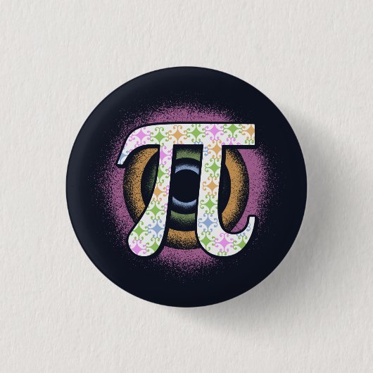 Pi-Tag-Mathematik-Nerd  Button (Vorderseite)