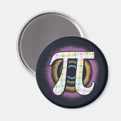 Pi-Tag-Mathematik-Nerd Magnet (Vorderseite/Rückseite)