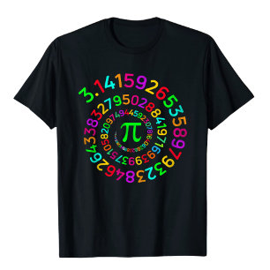 Pi-Tag T-Shirt Spiral Pi Mathe-Design für Pi-Tag 3