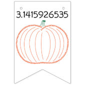 Pi-Tag Wimpelkette (Erste Fahne)