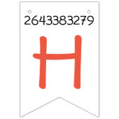 Pi-Tag Wimpelkette (Dritte Fahne)