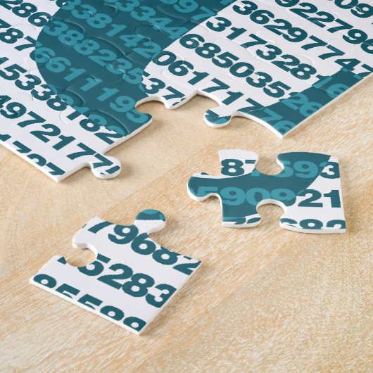 Pi-Tagesnummern Puzzle (Seite)