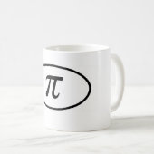 Pi-Tasse Kaffeetasse (VorderseiteRechts)