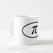 Pi-Tasse Kaffeetasse (Vorderseite Links)