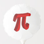 Pi the Constant In 3D Ballon<br><div class="desc">The math constant Pi in red set over a white background</div>
