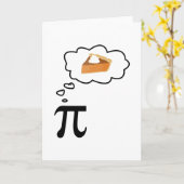 Pi Thinking of Pie Karte (Gelbe Blume)