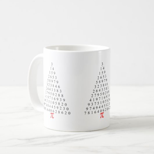 Pi Tree Triangle Tasse (Vorderseite Links)