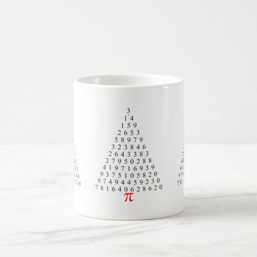 Pi Tree Triangle Tasse (Mittel)