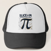 Pi-Trucker-Hut-Slice — Funny Math Lover-Geschenk Truckerkappe (Vorderseite)