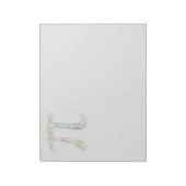 Pi Typisiertes Design Text Symbol | Nerd Notepad Notizblock (Rotiert)