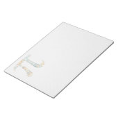Pi Typisiertes Design Text Symbol | Nerd Notepad Notizblock (angewinkelt)