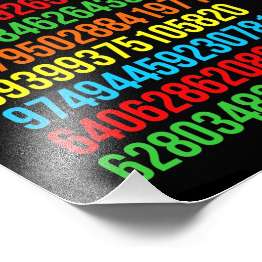 Pi Value Math Lehrer Mathematik Mathematik Student Fotodruck (Ecke)