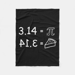 Pi Verschwörung Pie Fun Pi Day Match Fleecedecke