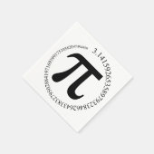 Pi (Vol.-Tag) Serviette (Ecke)