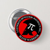 Pi Warrior Button (Vorne & Hinten)