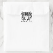 Pi Warrior Quadratischer Aufkleber (Tasche)